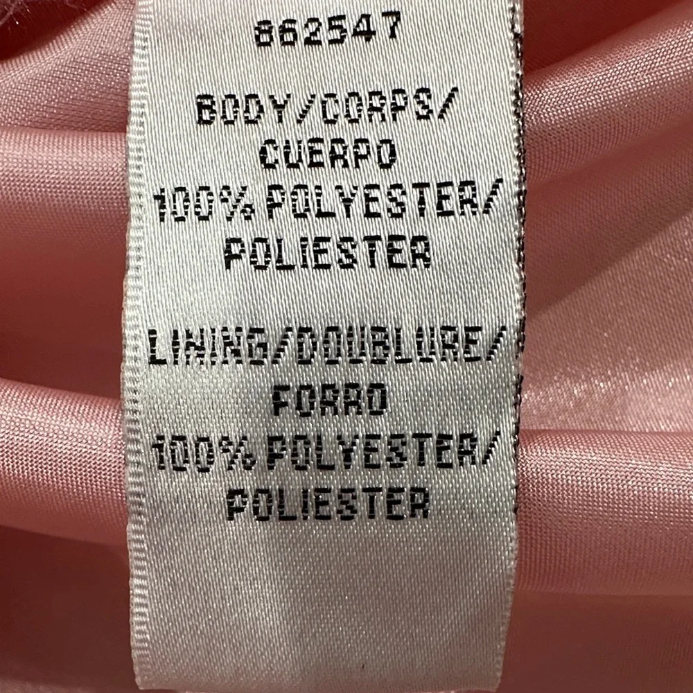 JS Collections Blush Pink 3D  Floral Flutter Sleeve Wedding Guest Dress Size 8 - Picture 14 of 15